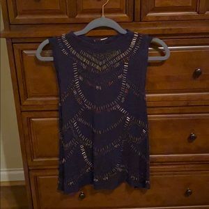 Free People Open Back Top